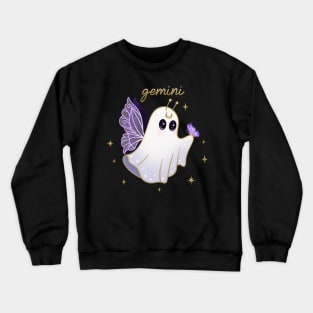 Gemini Butterfly Fairy Ghost Crewneck Sweatshirt